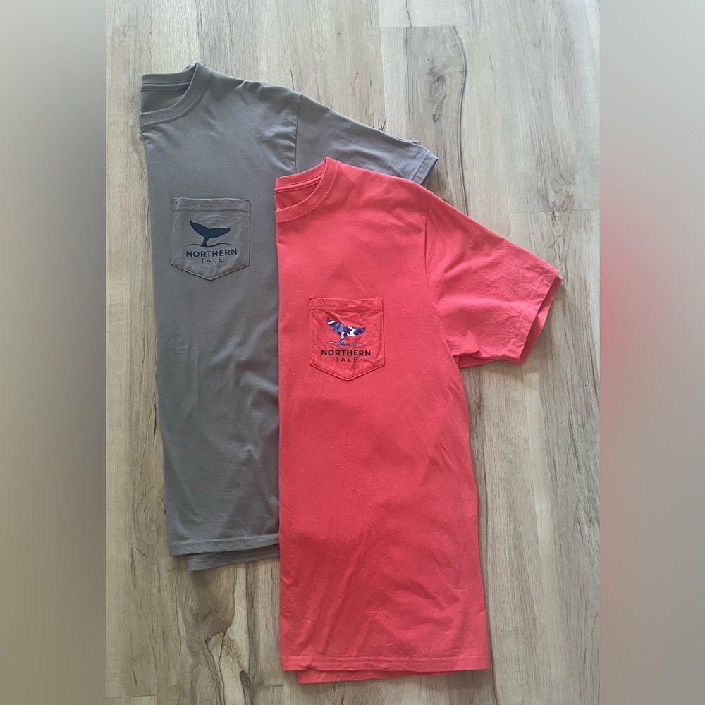 Gray and Red Northern T-Shirts